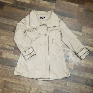 Womens Button up Trench Coat